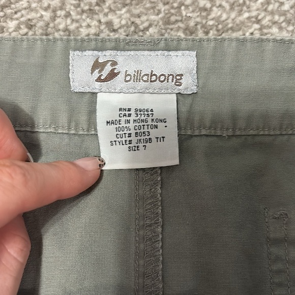 Vintage Y2K Billabong Green Mini Skirt - Picture 2 of 4